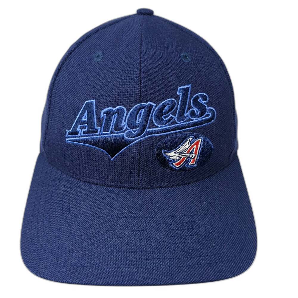 Twins Enterprise Anaheim Angels MLB Snapback Blue One Size Gray Underbrim Hat